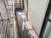 ベランダ防水完了