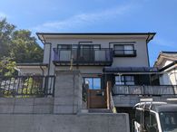 国東市武蔵町の外壁塗装・屋根塗装完了後の住宅外観