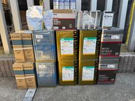 大分市北下郡　材料搬入