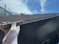 大分市北下郡　破風板塗装