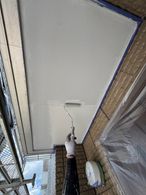 大分市北下郡　軒天塗装